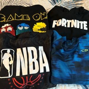 Sweatshirt lot, video game, Fortnite